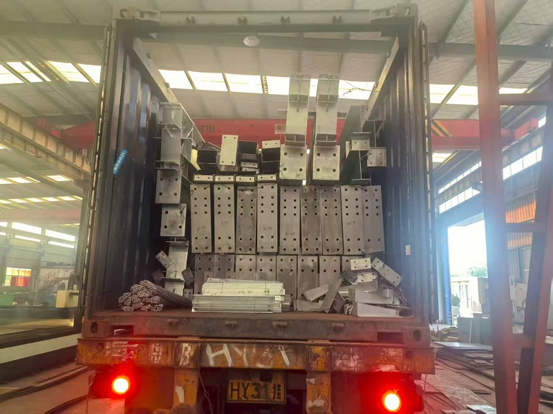 Customized Steel Structure Galvanized Plant na ipinadala sa Falkland Islands